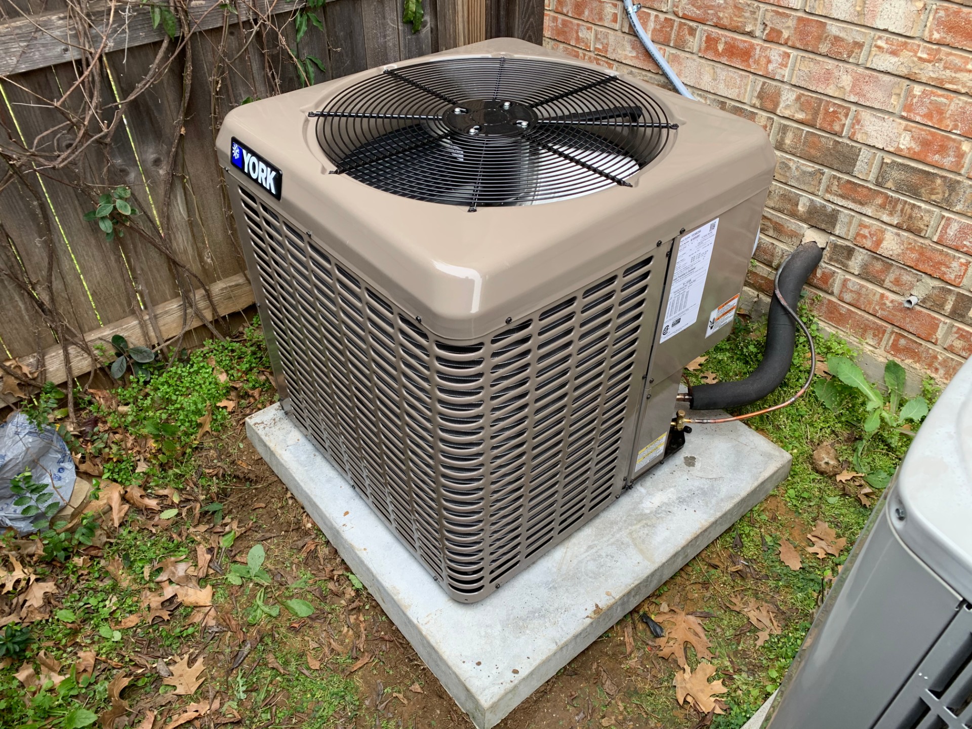 new heating and air conditioner